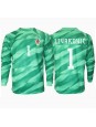 Kroatien Dominik Livakovic #1 Torwart Auswärtstrikot EM 2024 Langarm